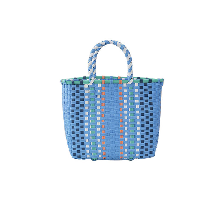 Handbag Made of Durable Plastic Fabric with Braided Design Bowlift