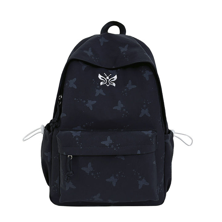 Butterfly Print Lightweight Backpack
