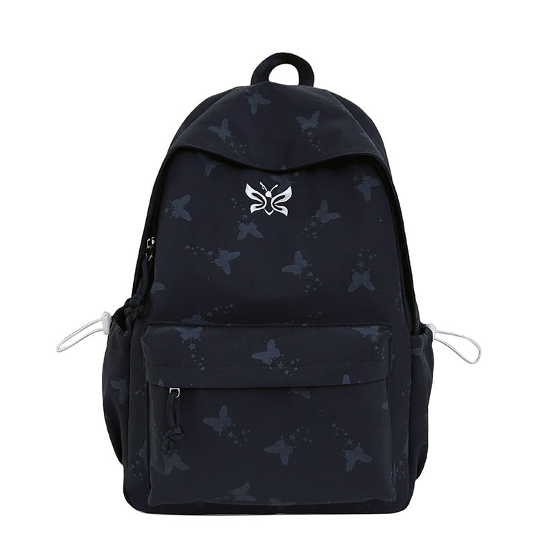 Stylish Butterfly-Print Backpack