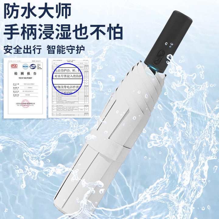 Women's Automatic Windproof Umbrella with UV Protection Bowlift