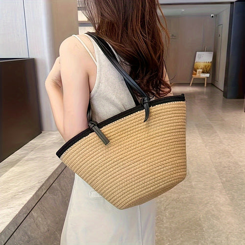Beach bag with braided structure Bowlift