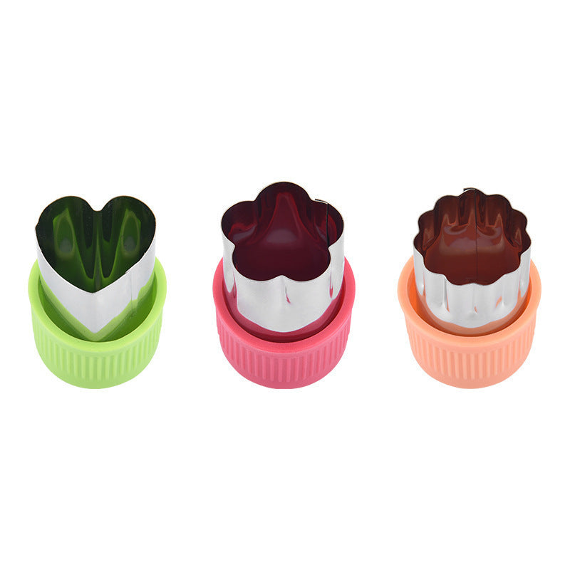 Cookie cutter set with antibacterial silicone and stainless steel molds Bowlift