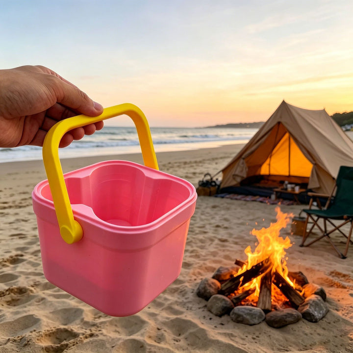 Unisex portable cooler with ergonomic carrying handle and insulated double wall Bowlift