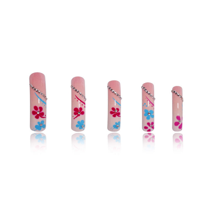 Decorative Floral Press-On Nail Enhancements Bowlift 1789447242