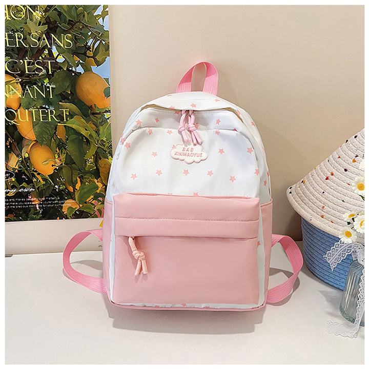 Star-Patterned Casual Backpack  1787319413