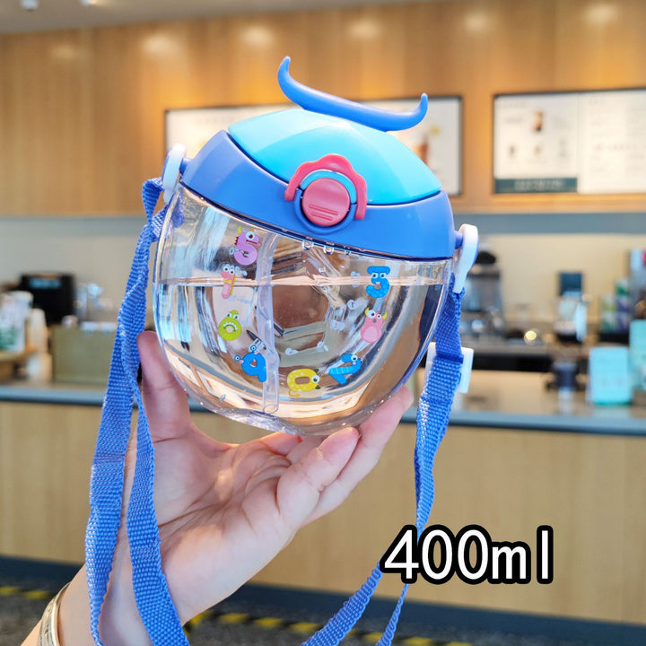 Ladies Playful Drinking Bottle with Secure Handle Bowlift