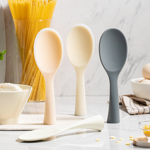 High-quality silicone stirring spoon with ergonomic handle Bowlift