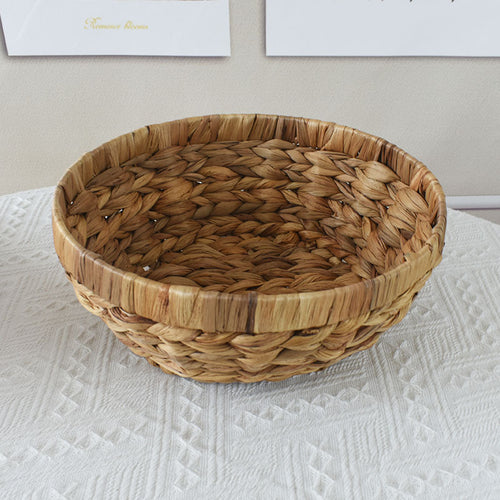 Handwoven Natural Decorative Storage Bowlift