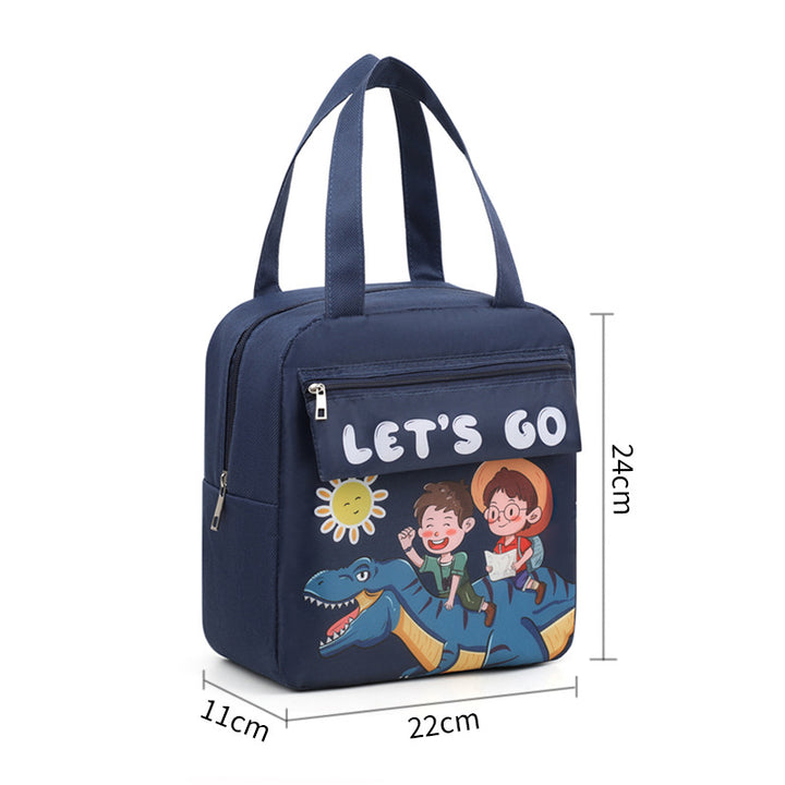 Cartoon-Themed Insulated Lunch Bag Bowlift