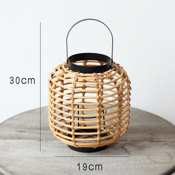 Handcrafted rattan lamp Bowlift