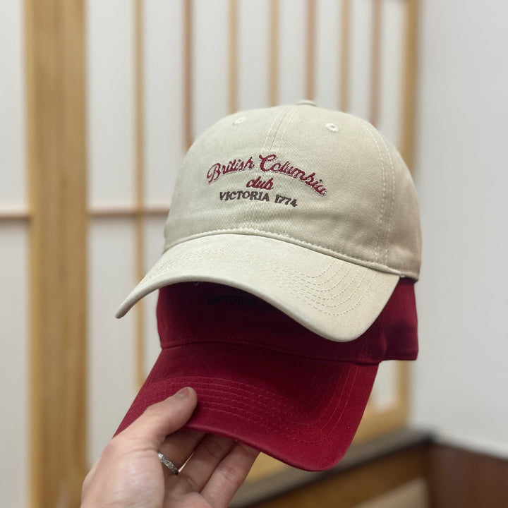 Men's Vintage-Inspired Distressed Baseball Cap Bowlift