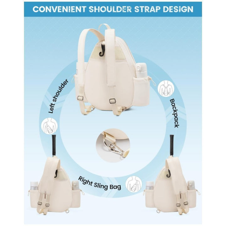 Stylish Tennis Racket Backpack Bowlift