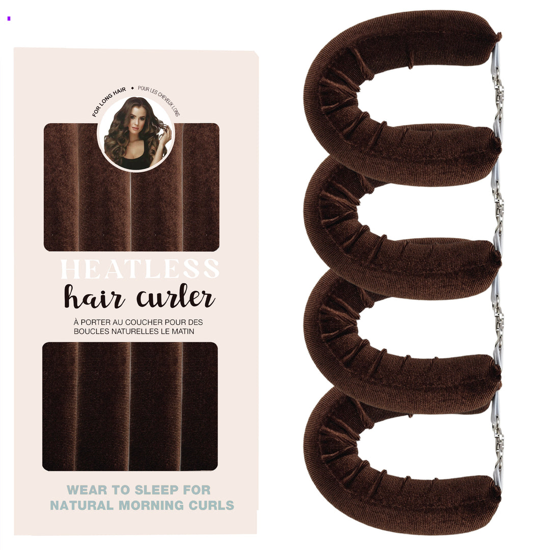 Soft Velvet Heatless Hair Curling Set