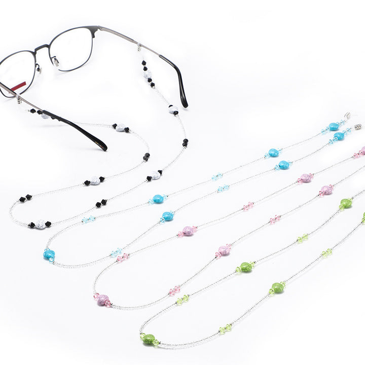 Elegant Beaded Eyewear Chain Bowlift