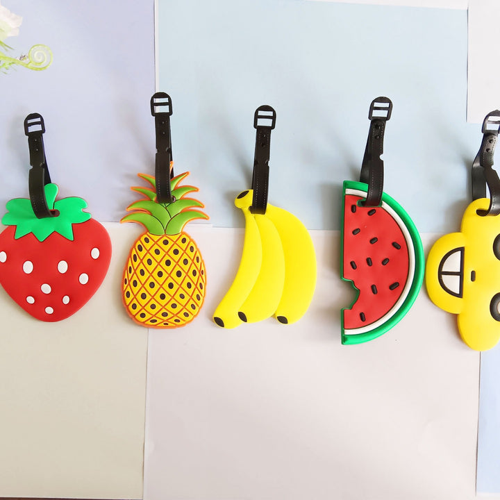 Unisex Novelty Strawberry-Shaped Luggage Tag Bowlift