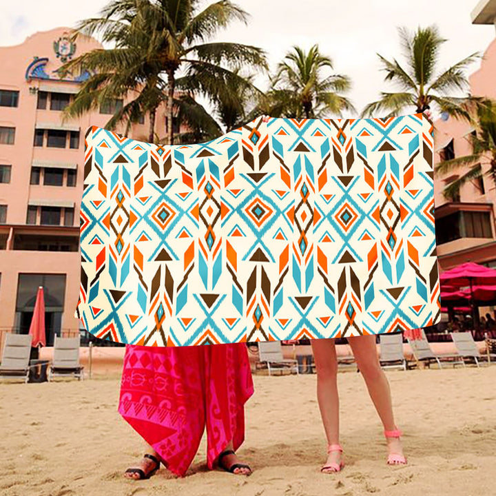 Beach blanket with creative art design Bowlift