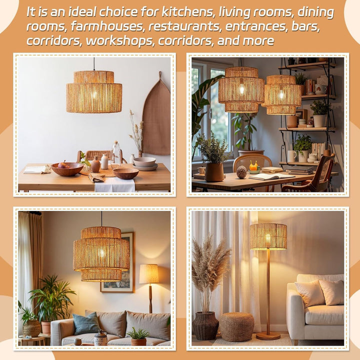 Decorative Rattan Storage Basket Bowlift