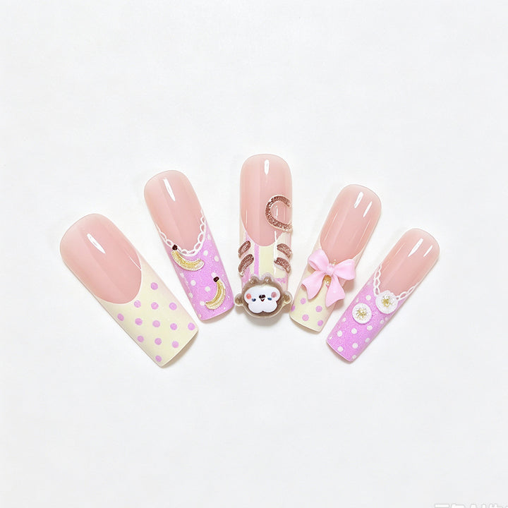 Playful Themed Cartoon Nail Art Tips Bowlift