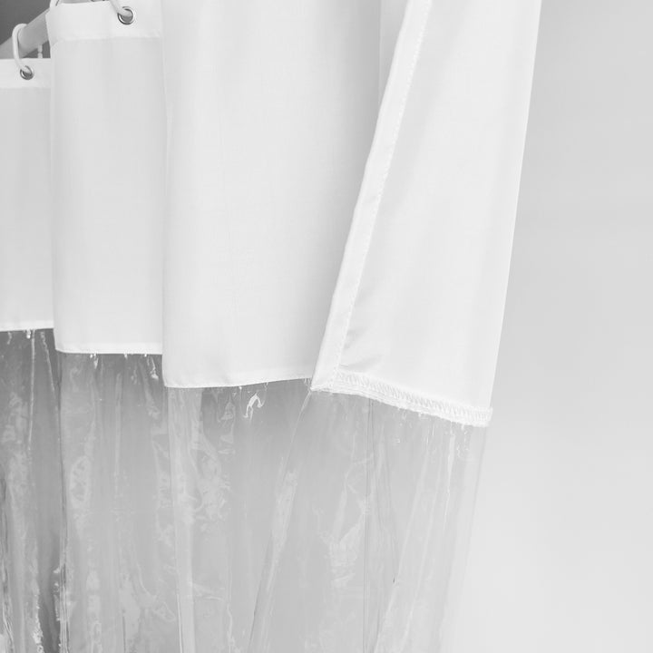 Luxury Waterproof Shower Curtain Bowlift