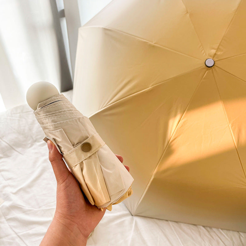 Ladies Folding Umbrella with Practical Double Folding Technique Bowlift