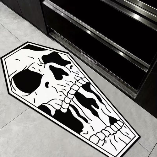 Skull-shaped Decorative Area Cotton