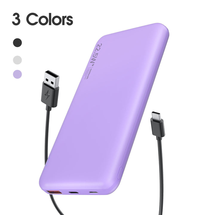 Portable power bank with fast charging and multiple charging ports Bowlift