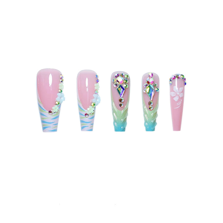 Premium Decorative Press-On Nail Art Bowlift
