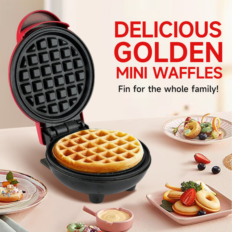 Heart-Shaped Mini Waffle Maker Bowlift