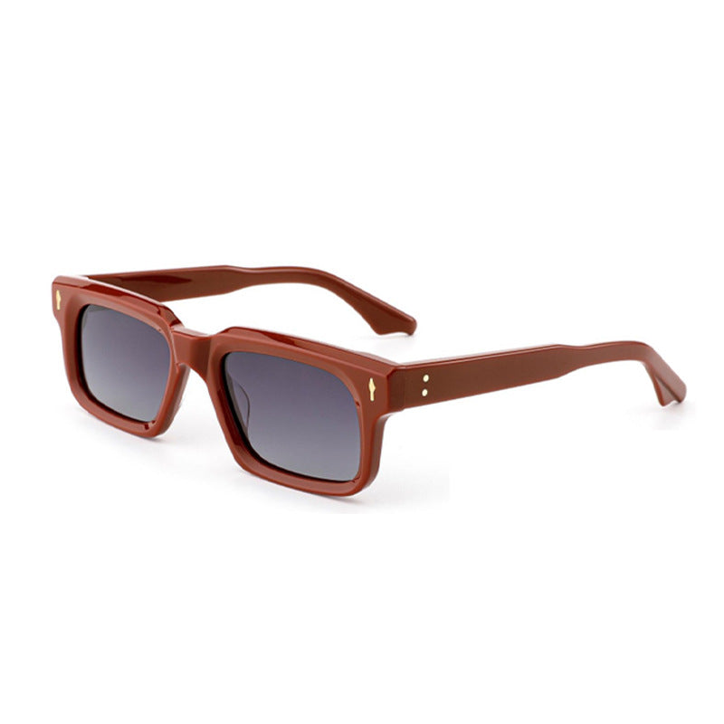 Ladies' fashionable sunglasses with clear frames and high-quality lenses Bowlift