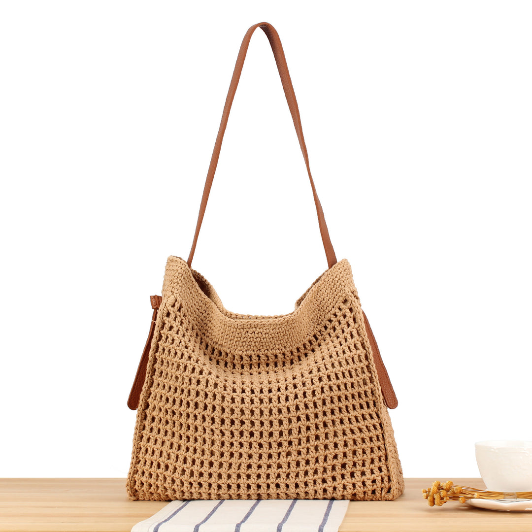 Hand-knotted tote bag with elegant structure Bowlift