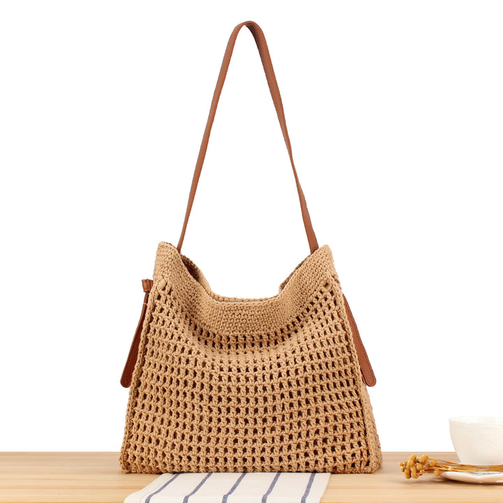 Hand-knotted tote bag with elegant structure Bowlift