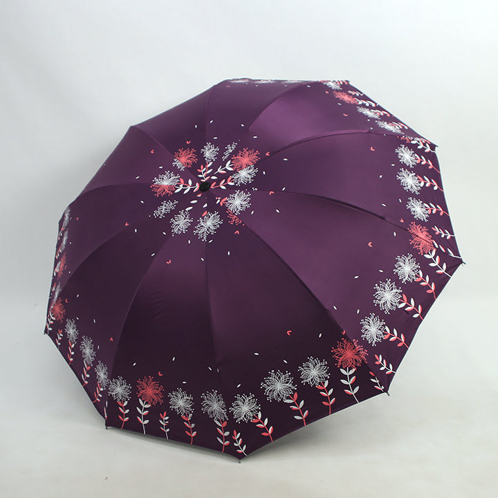 Women's umbrella with floral design Bowlift
