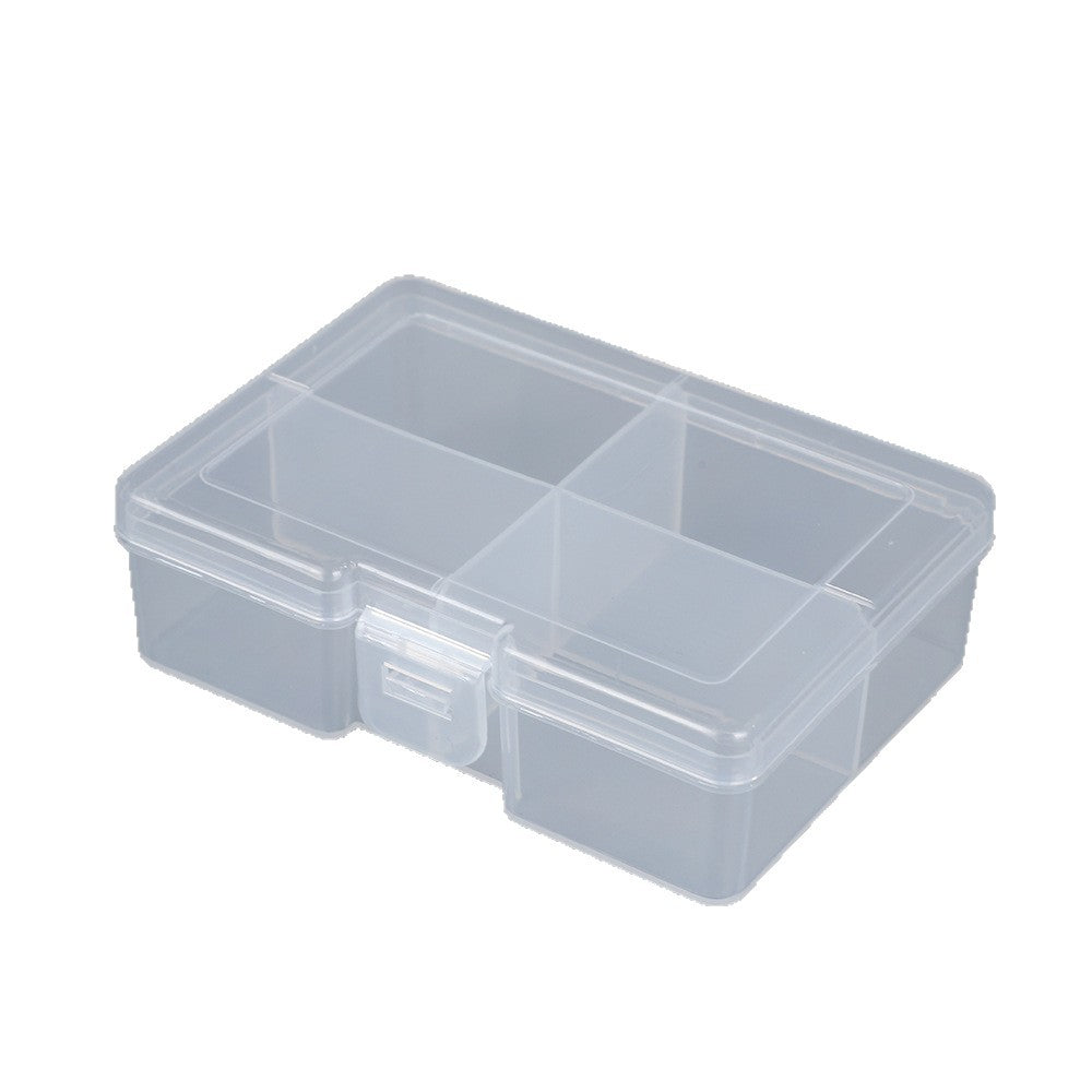 Transparent Multi-Section Craft Storage Box Bowlift