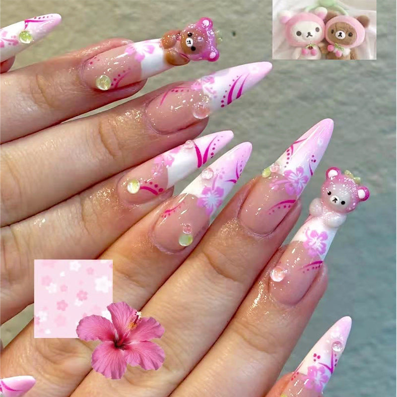 Decorative Cartoon Nail Tips Bowlift