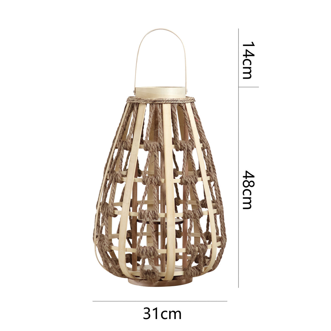 Decorative lantern made of rattan Bowlift