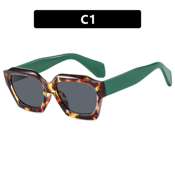 Women's fashionable sunglasses with distinctive geometric design and protective UV filter Bowlift