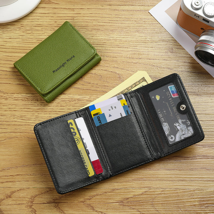 Bi-Fold Leather Card Holder Bowlift