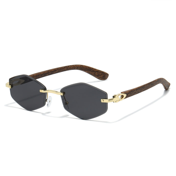 Futuristic Hexagonal Frame Sunglasses Bowlift