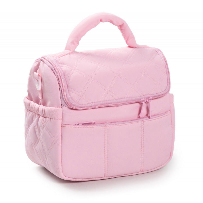 Quilted Multi-Pocket Insulated Lunch Bag Bowlift