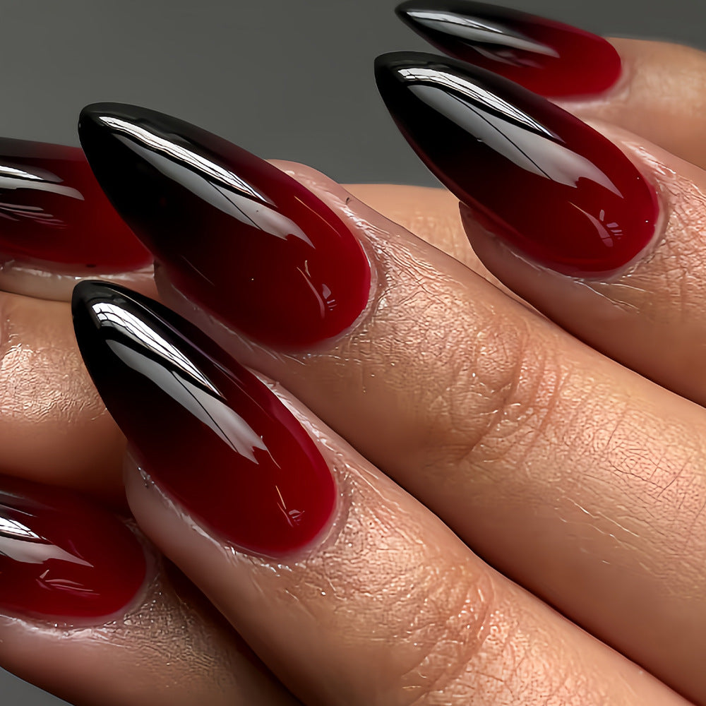 Ombre Stiletto Press-On Nail Art Bowlift