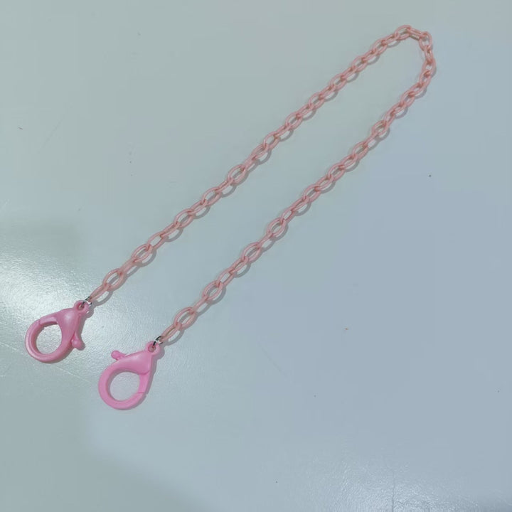 Fashionable Glasses Holder Chain Made of Transparent Material Bowlift