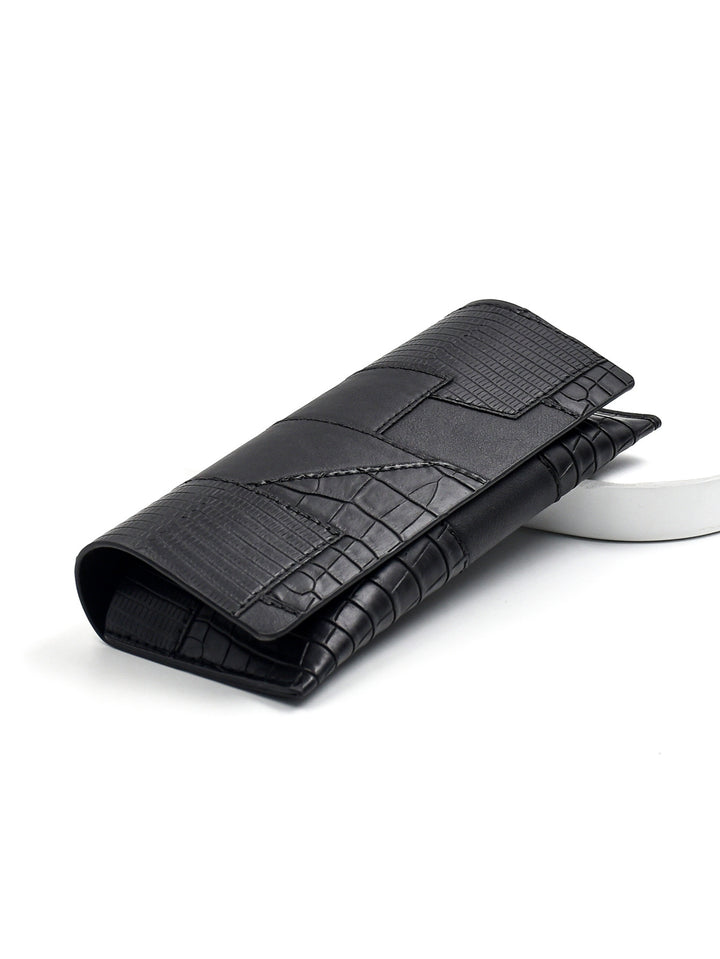 Luxury Croc-Embossed Clutch Wallet Bowlift