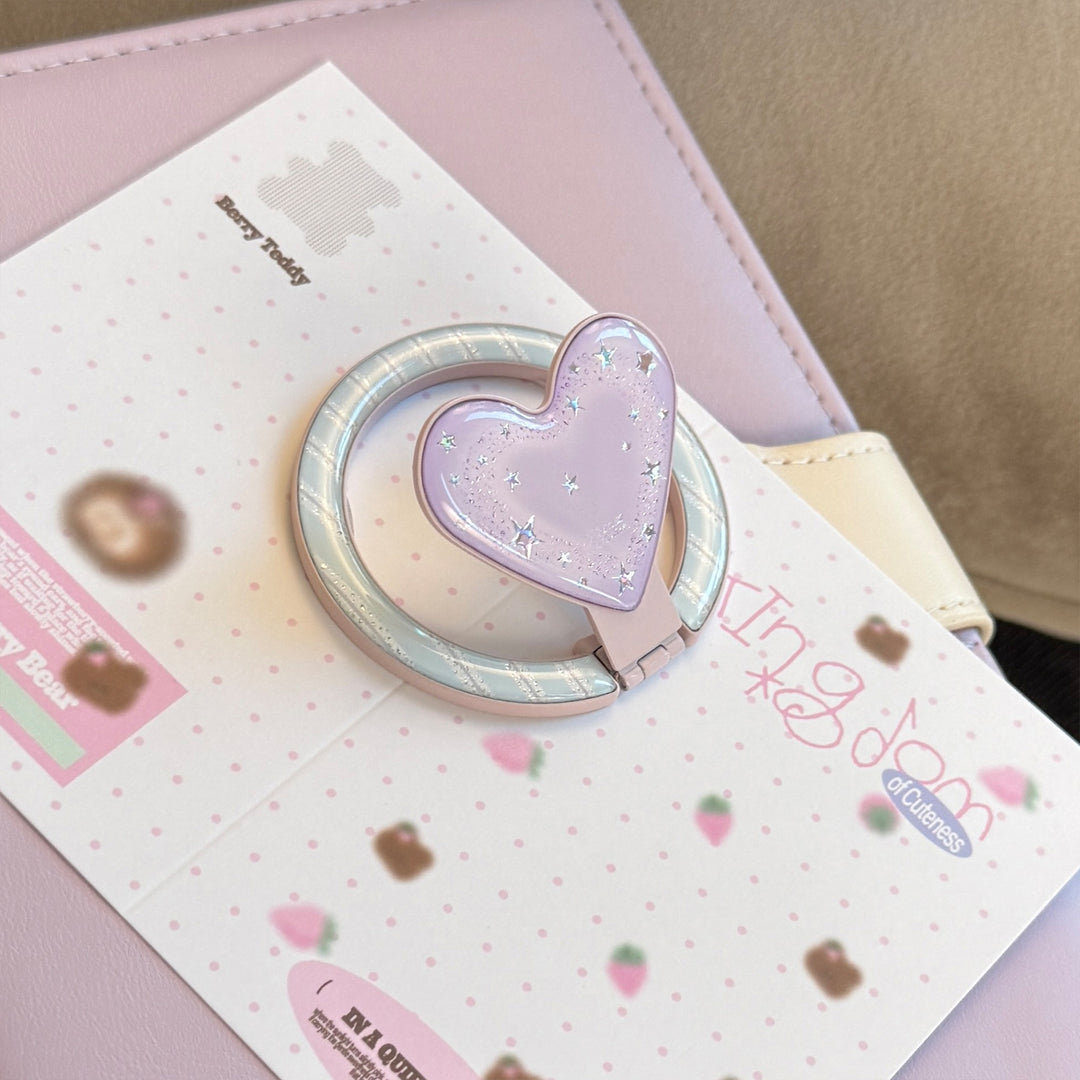 Hand mirror in playful heart design Bowlift