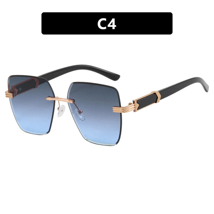 Women's trendy square sunglasses with glamorous accents and UV protection Bowlift