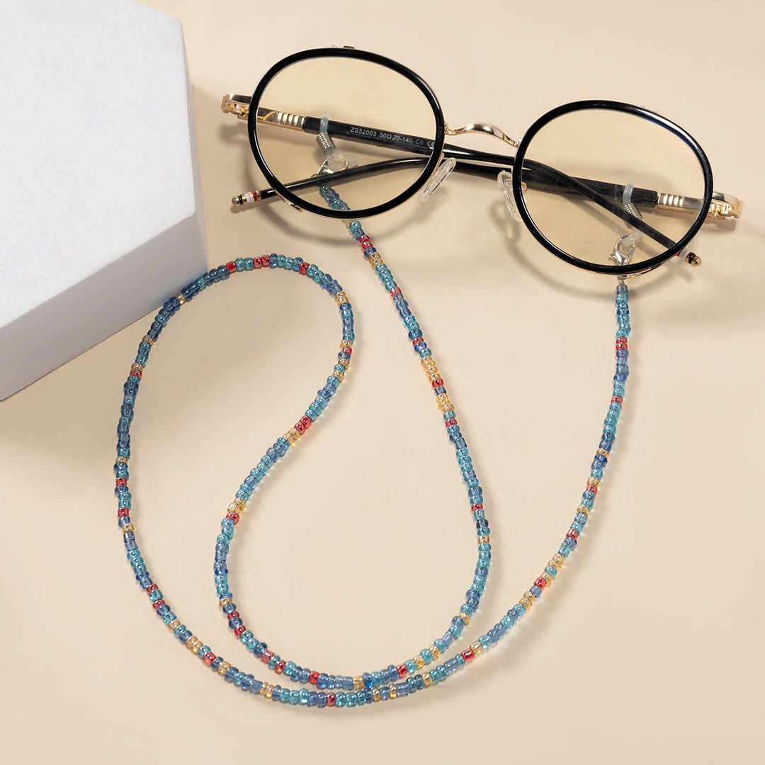 Handcrafted Multicolored Beaded Eyewear Chain Bowlift