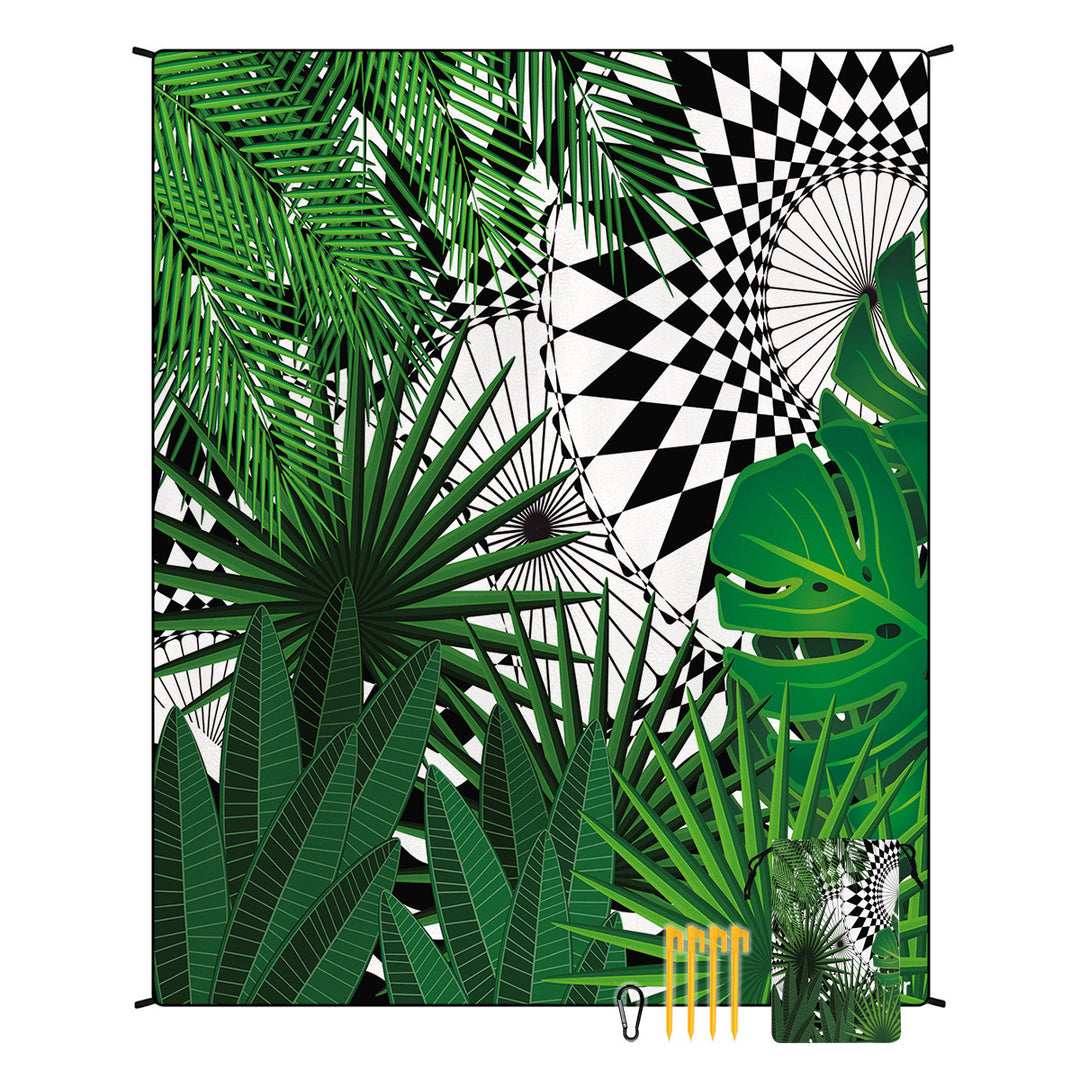 Geometric Print Tapestry Bowlift