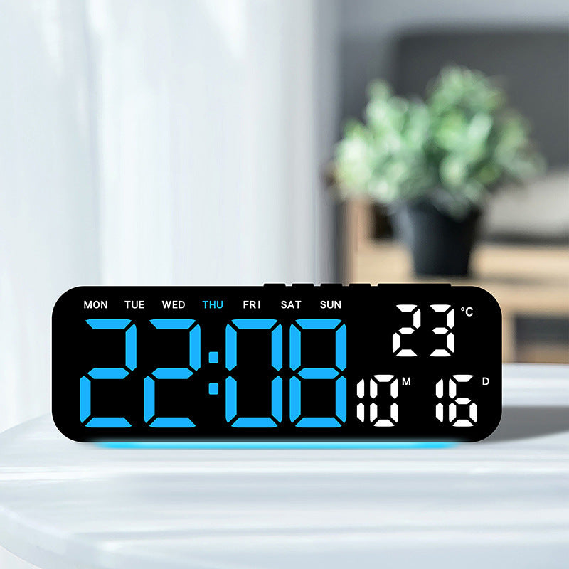 Digital weather alarm clock with temperature and hygrometer display Bowlift