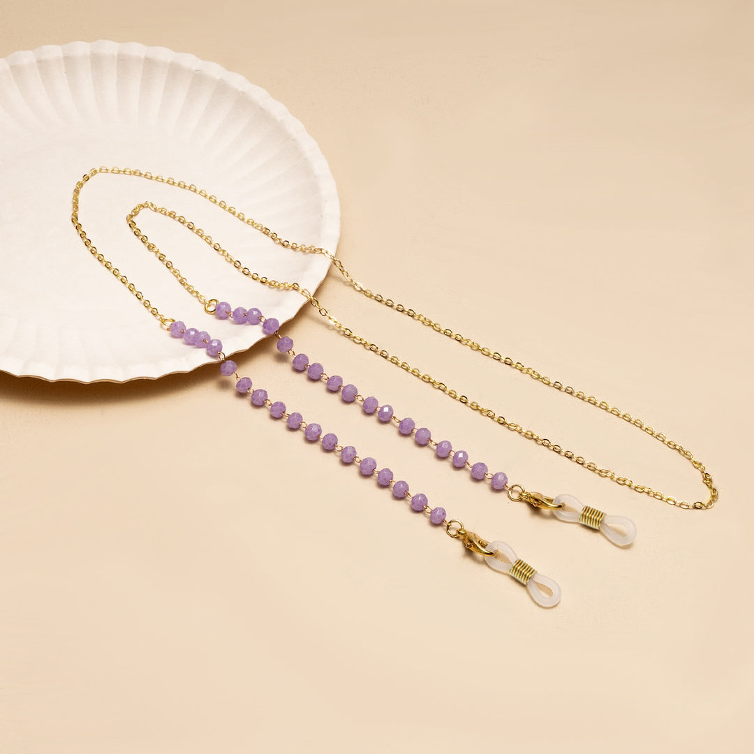Elegant Beaded Glasses Chain Bowlift