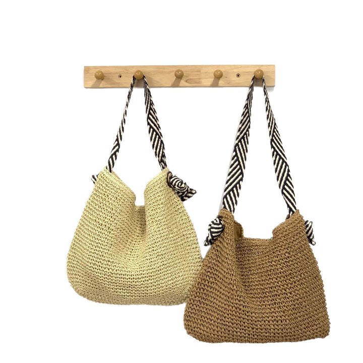Handcrafted shoulder bag with unique weaving pattern Bowlift