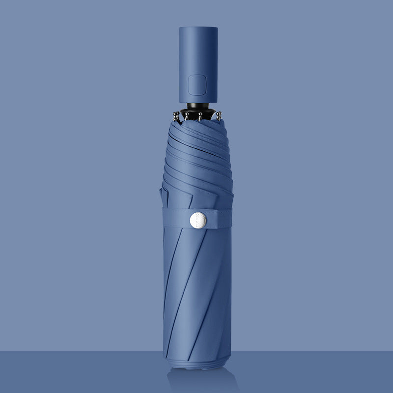 Ladies Automatic Folding Umbrella with Ergonomic Design and Wind Resistant Technology Bowlift